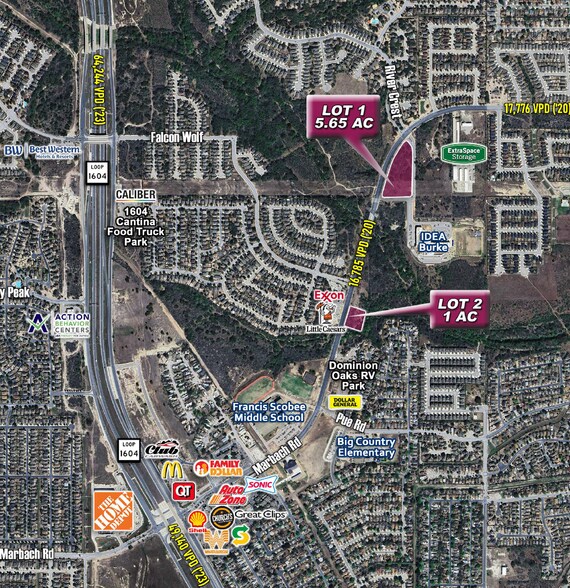 Marbach Rd, San Antonio, TX à vendre - Aérien - Image 2 de 4