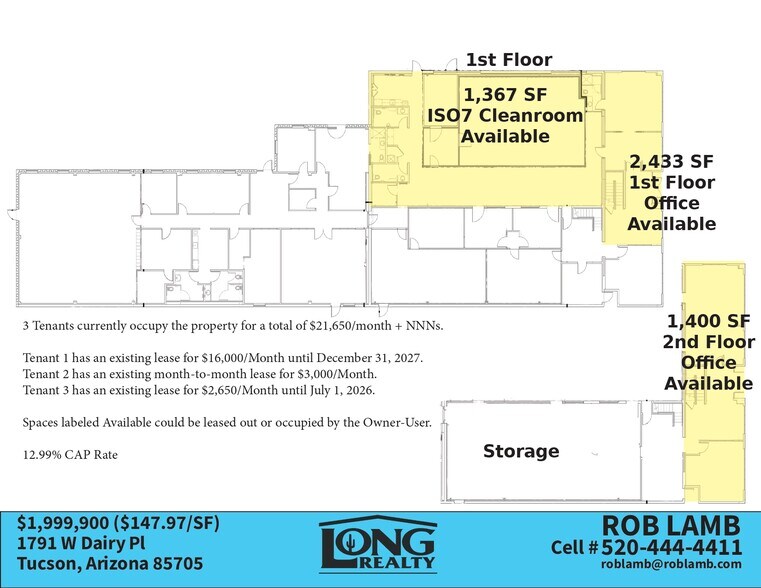 1791 W Dairy Pl, Tucson, AZ à vendre - Photo du bâtiment - Image 3 de 7