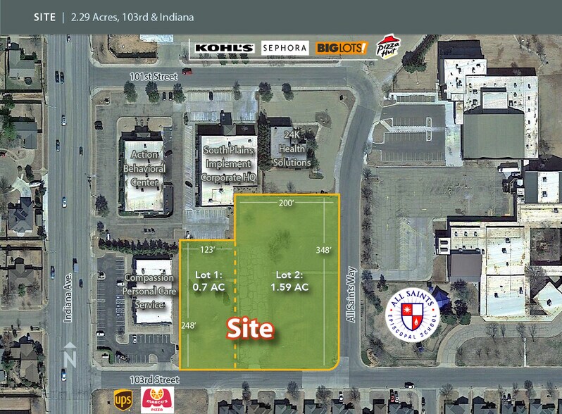 3300 103rd St, Lubbock, TX à vendre - Aérien - Image 2 de 5