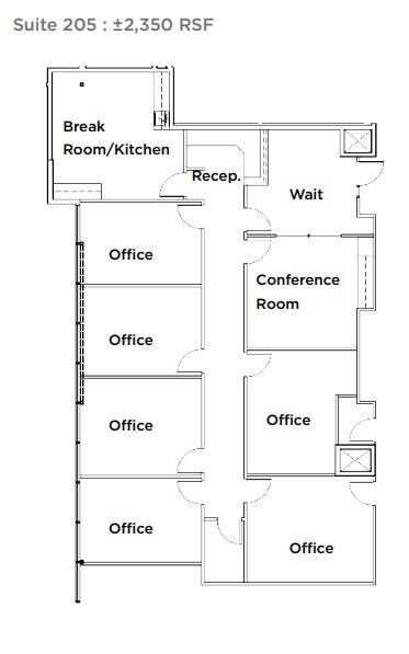 5001 California Ave, Bakersfield, CA for lease Floor Plan- Image 1 of 1