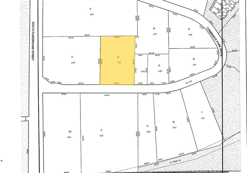 550 Commerce Park Dr SE, Marietta, GA à vendre - Plan cadastral - Image 3 de 4