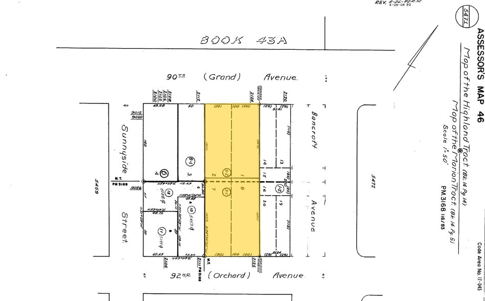 2124 90th Ave, Oakland, CA for sale - Plat Map - Image 2 of 16