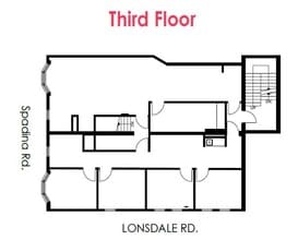 415-419 Spadina Rd, Toronto, ON for lease Floor Plan- Image 1 of 1