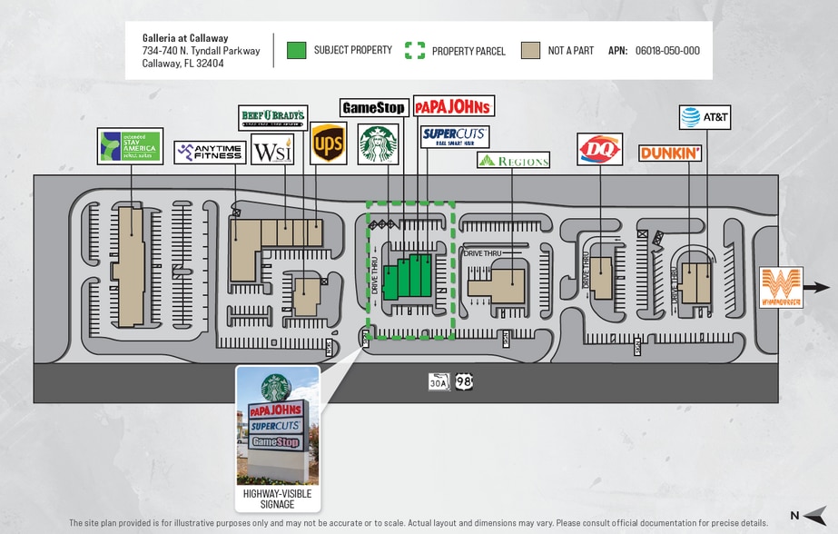 734 N Tyndall Pky, Callaway, FL for sale - Building Photo - Image 2 of 6