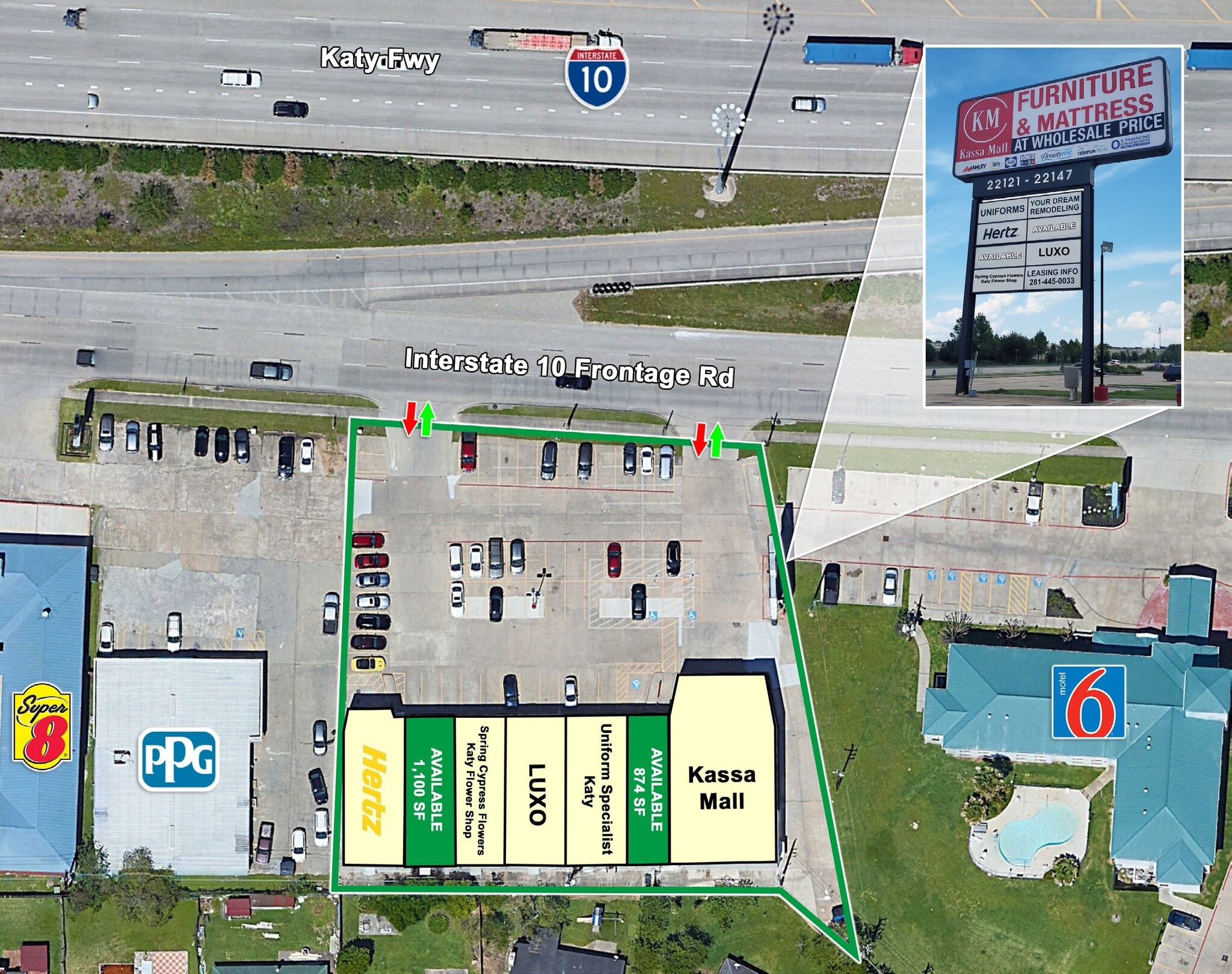 22121-22147 Katy Fwy, Katy, TX for lease Site Plan- Image 1 of 1