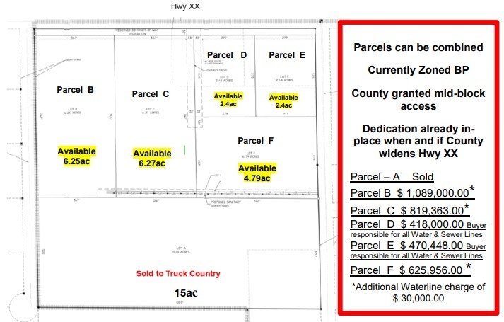 1619 County Road XX, Rothschild, WI à vendre - Plan de site - Image 2 de 2