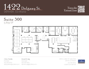 1422 Delgany St, Denver, CO for lease Floor Plan- Image 1 of 1