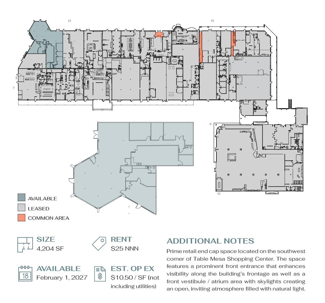 601-695 S Broadway St, Boulder, CO à louer Plan d’étage- Image 1 de 2