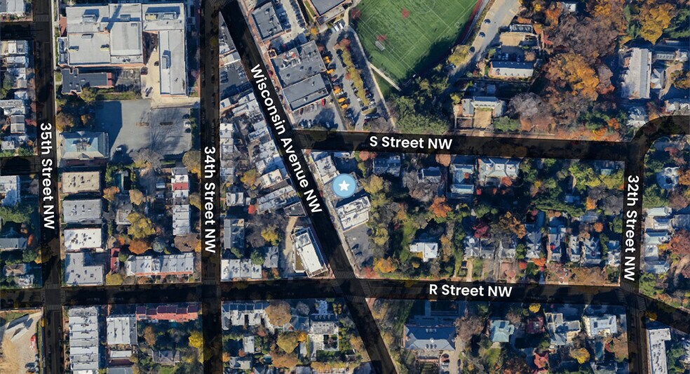 1721 Wisconsin Ave NW, Washington, DC à louer - Aérien - Image 2 de 8