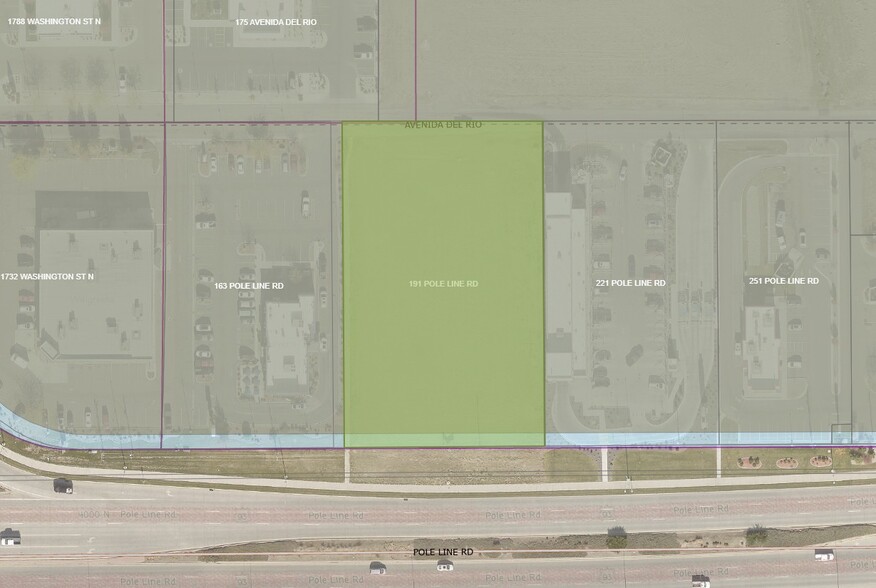 191 Pole Line Rd, Twin Falls, ID à vendre - Plan cadastral - Image 2 de 2