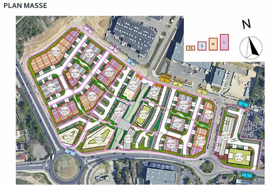 Local d'activités dans Groslay à vendre - Plan de site - Image 2 de 5