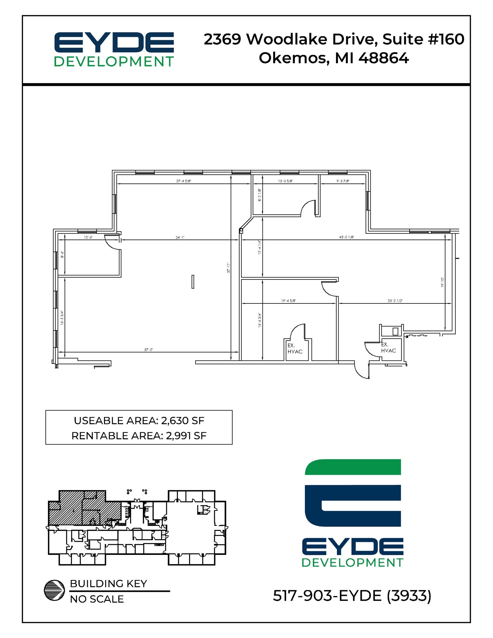 2369 Woodlake Dr, Okemos, MI à louer Plan de site- Image 1 de 1