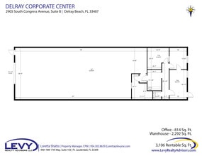 2855-2915 S Congress Ave, Delray Beach, FL for lease Floor Plan- Image 2 of 11
