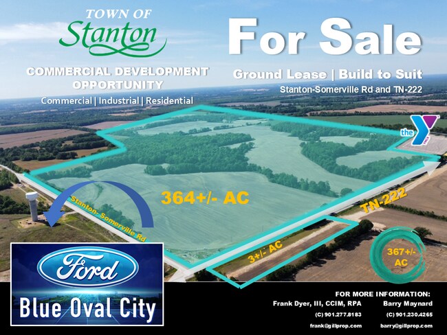 Plus de détails pour TN 222 Hwy at Stanton Somerville Rd., Stanton, TN - Terrain à vendre