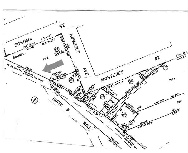 3 Gate 5 Rd, Sausalito, CA for lease - Plat Map - Image 2 of 15
