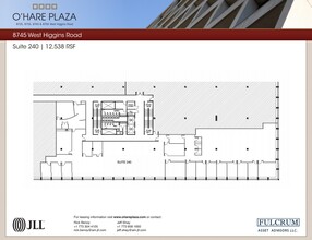 8725 W Higgins Rd, Chicago, IL à louer Plan d  tage- Image 1 de 1