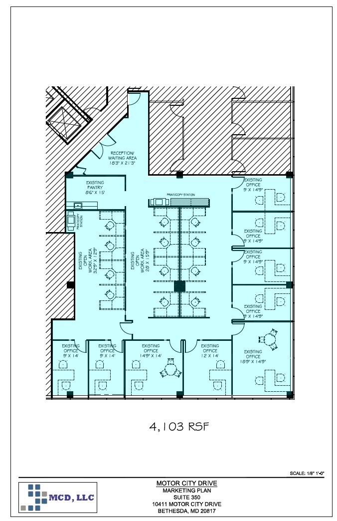 10411 Motor City Dr, Bethesda, MD for lease Floor Plan- Image 1 of 1