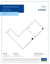 11777 Katy Fwy, Houston, TX à louer Plan de site- Image 1 de 2