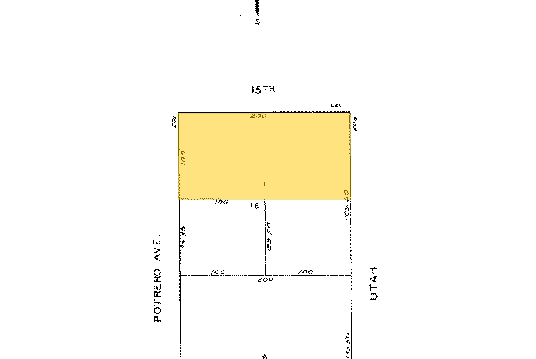 208 Utah St, San Francisco, CA à louer - Plan cadastral - Image 2 de 13