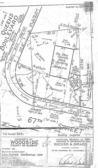 67-02 Queens Blvd, Woodside, NY à vendre - Plan cadastral - Image 2 de 2