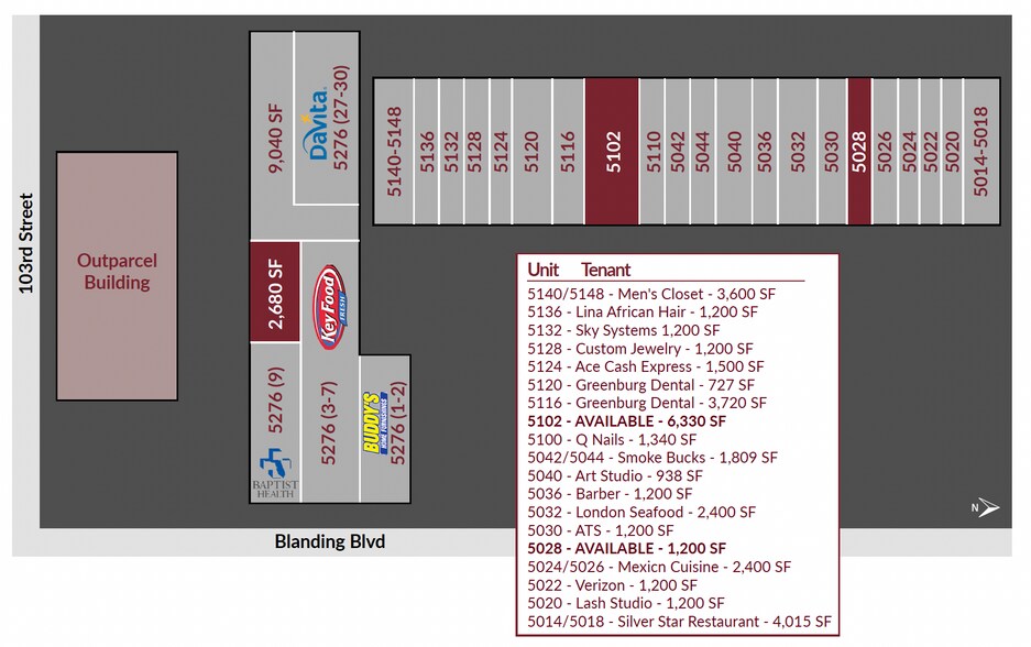 5432 Blanding Blvd, Jacksonville, FL à louer - Photo du bâtiment - Image 2 de 9