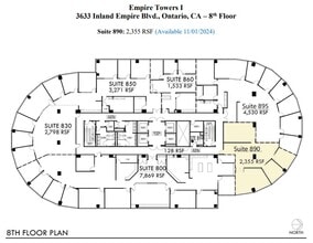 3633 Inland Empire Blvd, Ontario, CA for lease Floor Plan- Image 1 of 10