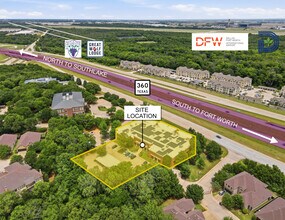 4550 State Highway 360, Grapevine, TX - Aérien Vue de la carte