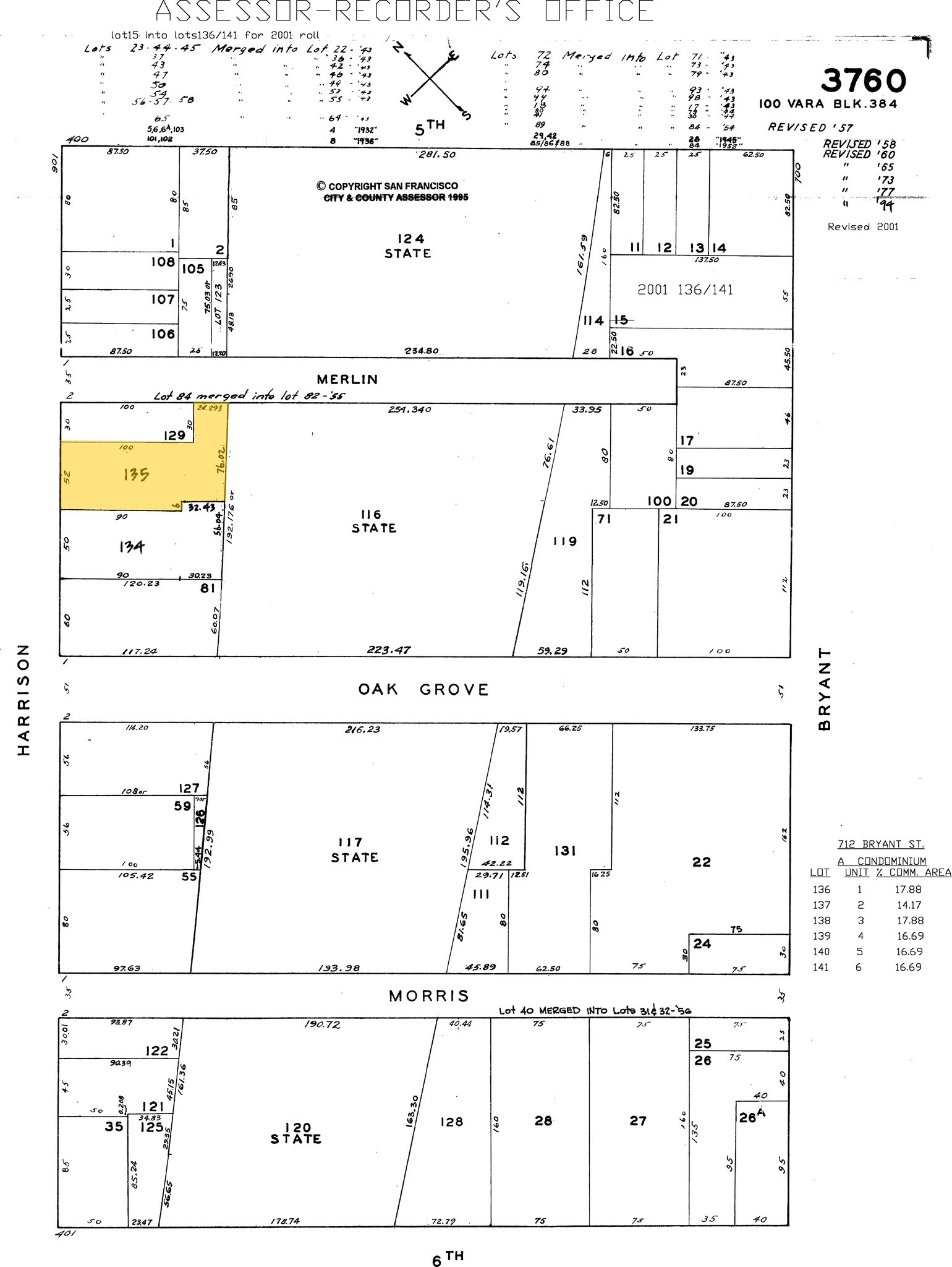 933 Harrison St, San Francisco, CA à louer Plan cadastral- Image 1 de 3