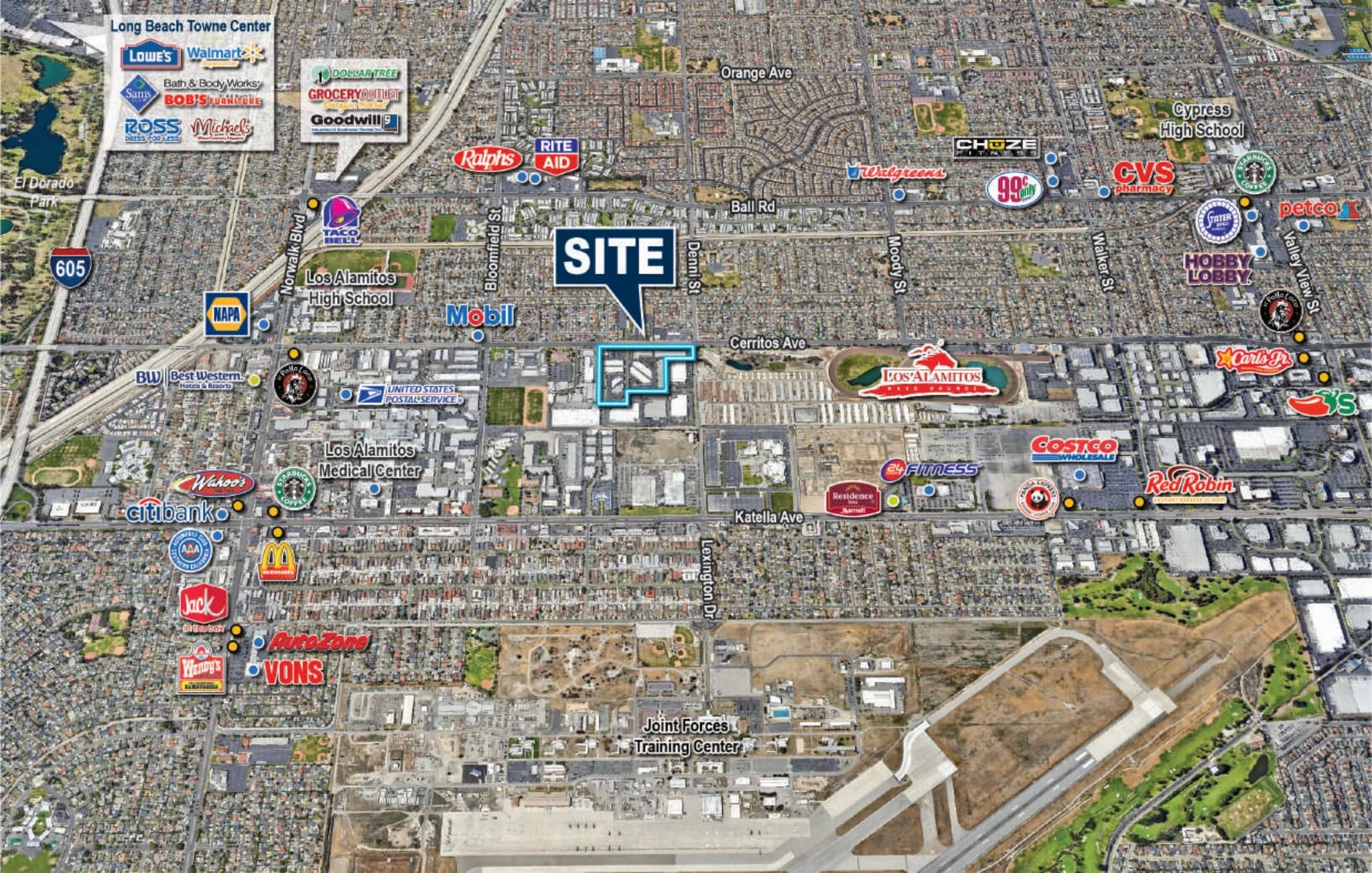 4332 Cerritos Ave, Los Alamitos, CA for lease Map- Image 1 of 1