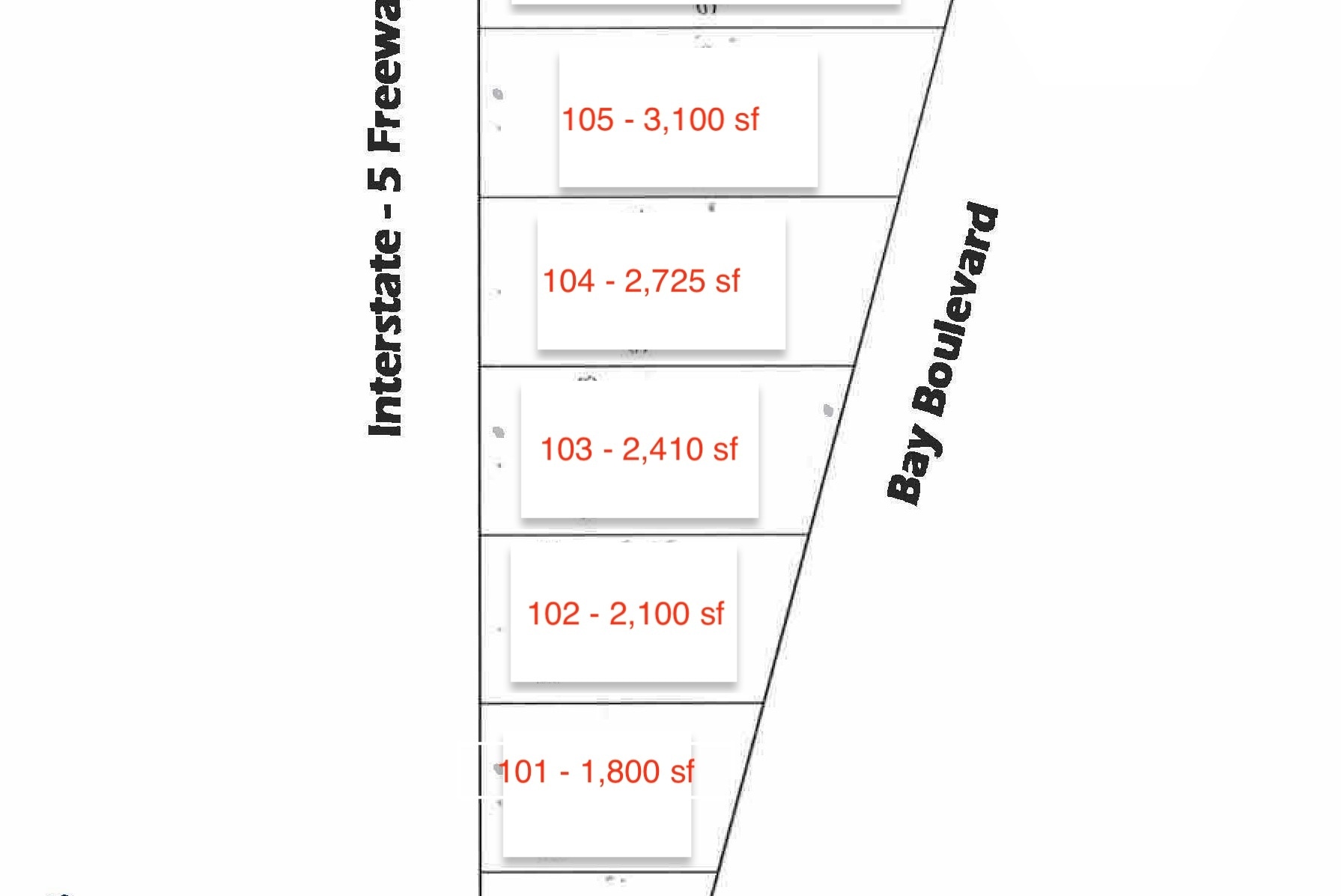 995 Bay Blvd, Chula Vista, CA for lease Typical Floor Plan- Image 1 of 1