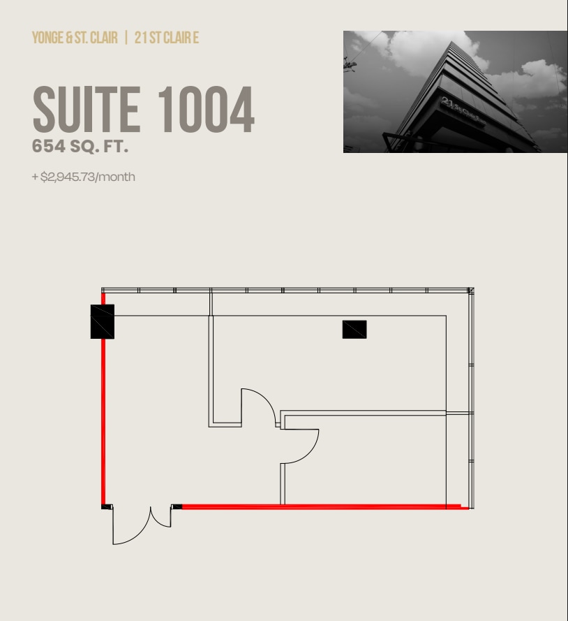 21 St Clair Ave E, Toronto, ON for lease Floor Plan- Image 1 of 1
