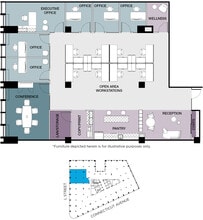1025 Connecticut Ave NW, Washington, DC à louer Plan d’étage- Image 1 de 1