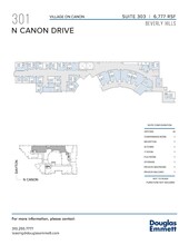 301-333 N Canon Dr, Beverly Hills, CA à louer Plan d’étage- Image 1 de 1