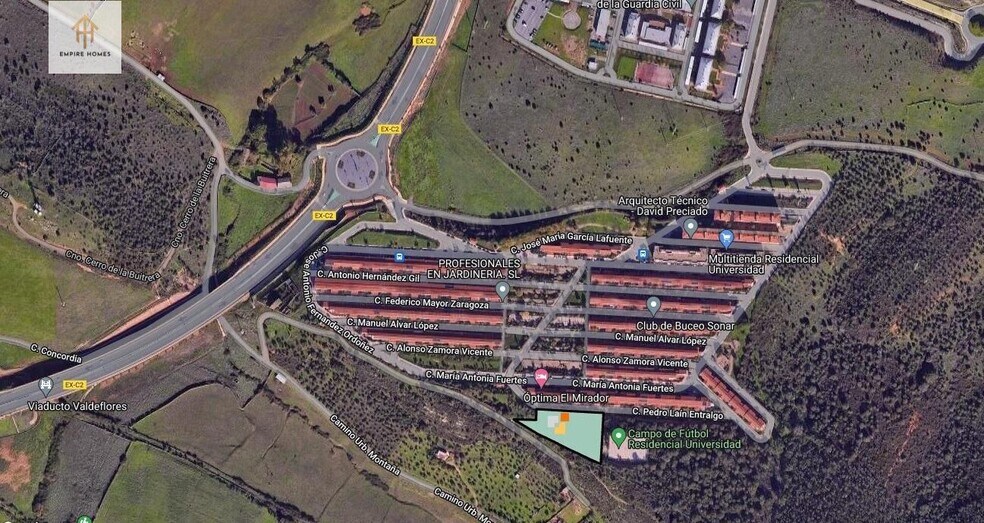 Land in Cáceres, Cáceres for sale - Aerial - Image 2 of 2