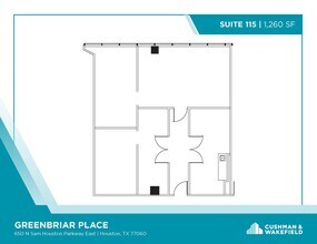 650 N Sam Houston Pky E, Houston, TX for lease Floor Plan- Image 1 of 1