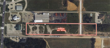 NEQ Redfearn Road & 377 hwy, Aubrey, TX - Aérien  Vue de la carte