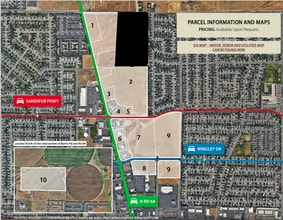 NKA 1 N Road 68, Pasco, WA - AERIAL  map view