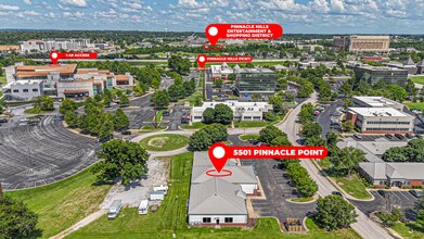 5501 Pinnacle Point Dr, Rogers, AR for lease Aerial- Image 2 of 21