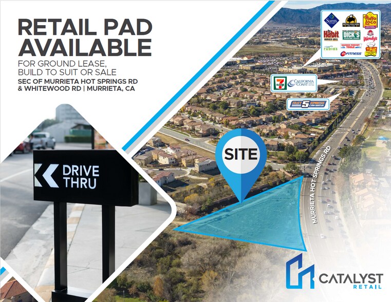 Whitewood Rd, Murrieta, CA for lease - Aerial - Image 1 of 2