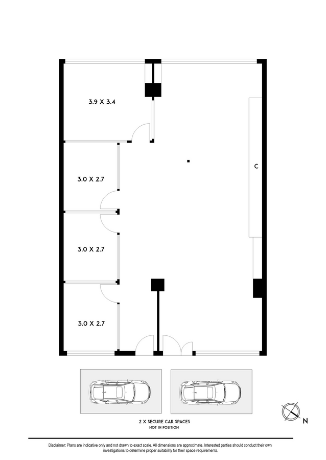 401 Docklands Drive, Docklands, VIC 3008 - Unité 1520&1521 - - Plan d’étage - Image 1 of 6