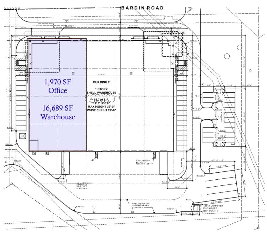 2125 Bardin Rd, Grand Prairie, TX for lease Floor Plan- Image 1 of 1