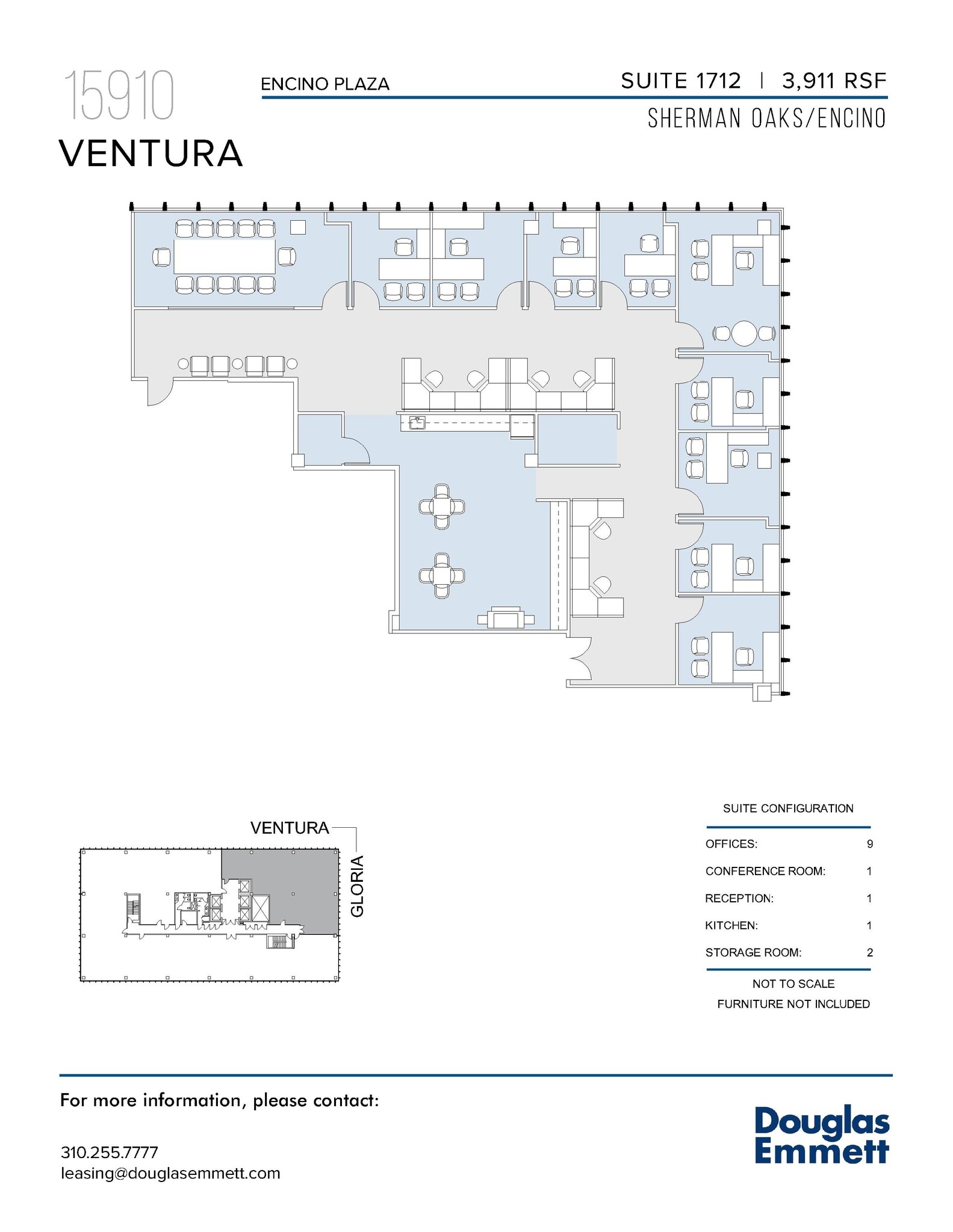 15910 Ventura Blvd, Encino, CA for lease Floor Plan- Image 1 of 1
