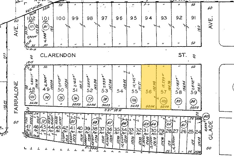 22110 Clarendon St, Woodland Hills, CA à louer - Plan cadastral - Image 3 de 10