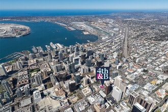 345 B Street, San Diego, CA - AERIAL  map view