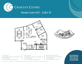 100 Crescent Center Pkwy, Tucker, GA for lease Floor Plan- Image 2 of 2