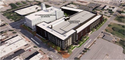 145 W Broad St, Spartanburg, SC - Aerial map view - Image1