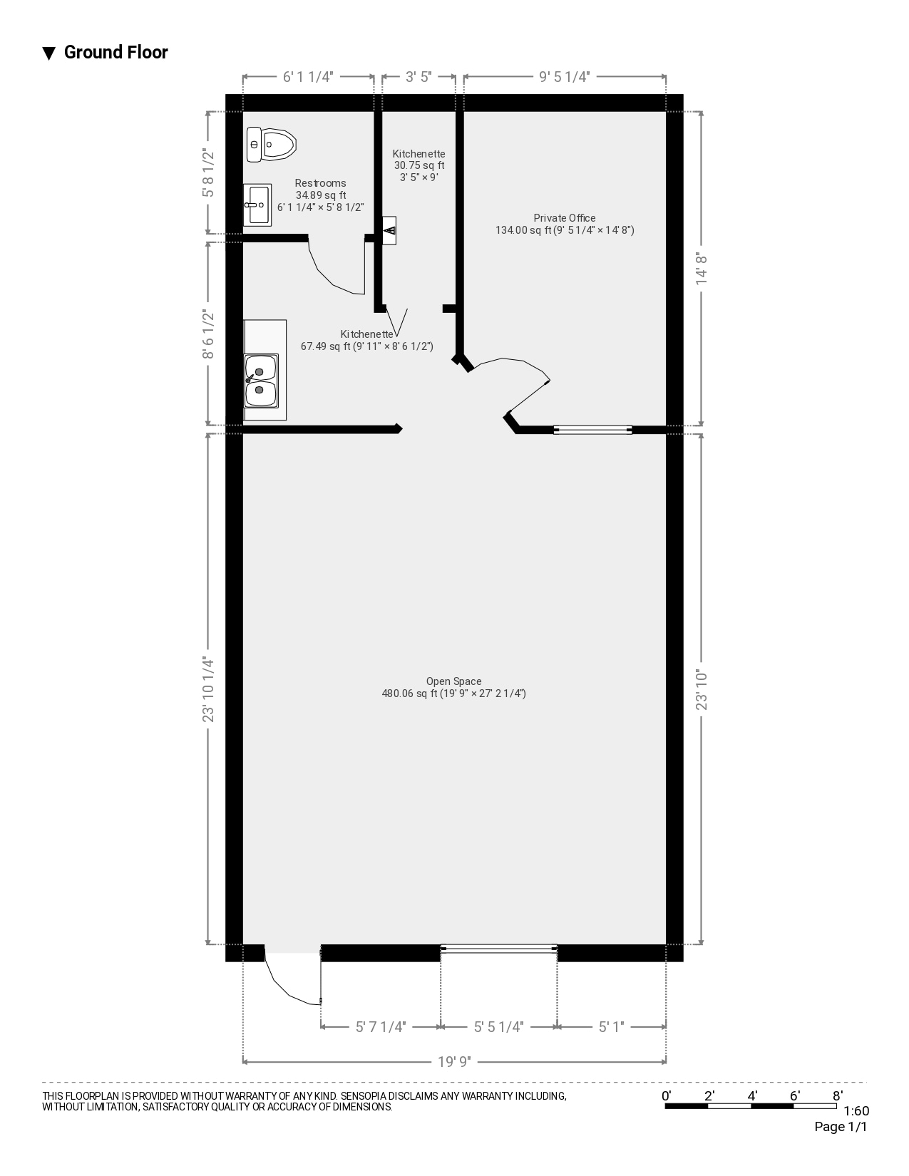 2700 W Cypress Creek Rd, Fort Lauderdale, FL for lease Floor Plan- Image 1 of 1