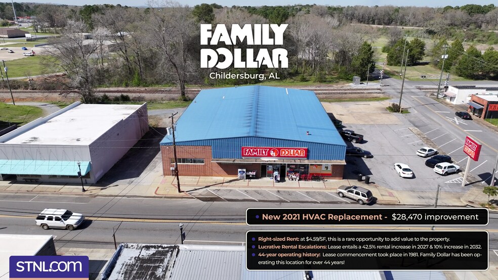 913 1st St SW, Childersburg, AL à vendre - Photo du bâtiment - Image 1 de 4