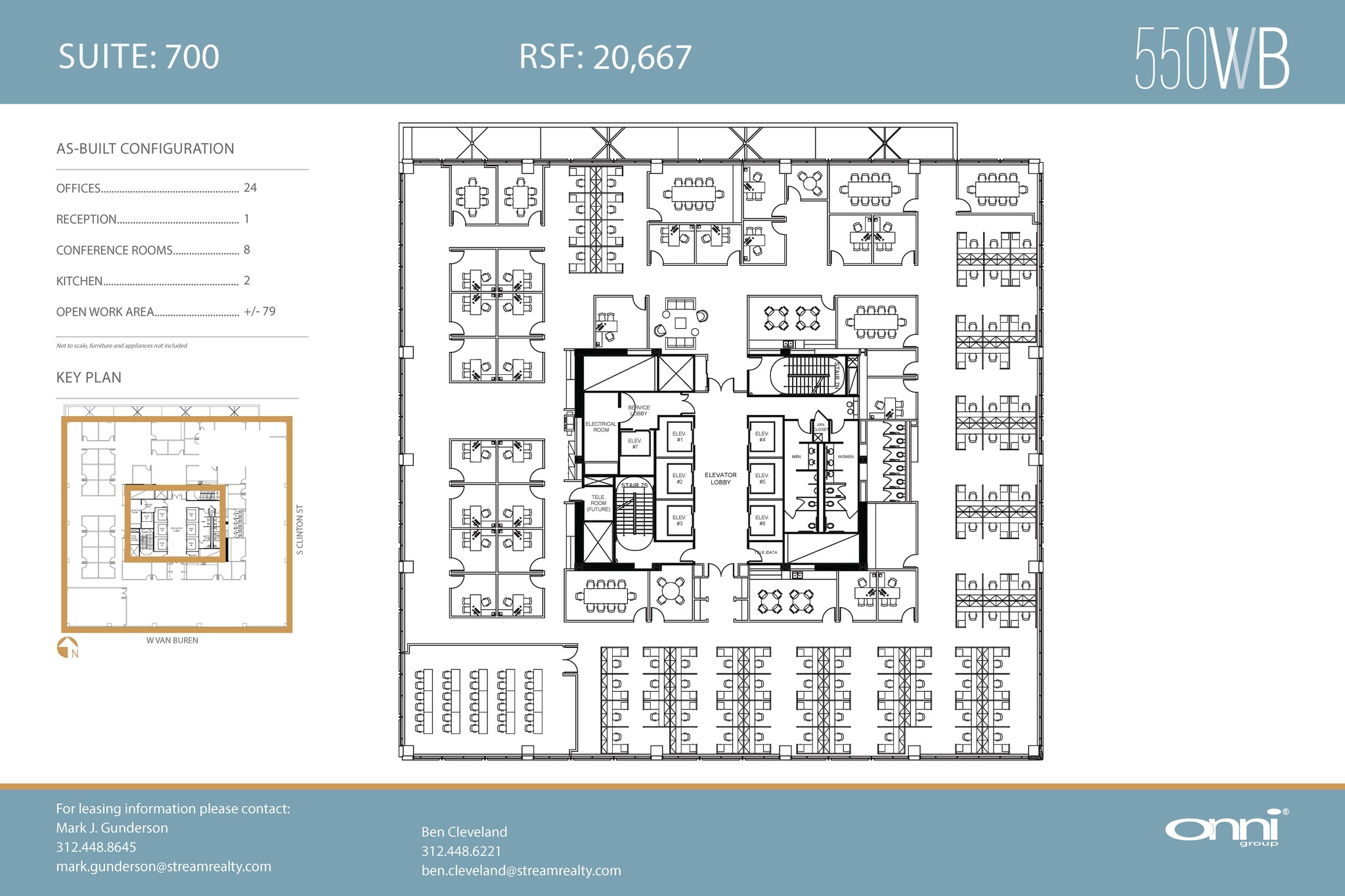 550 W Van Buren St, Chicago, IL for lease Floor Plan- Image 1 of 1