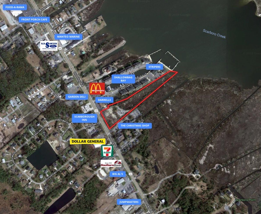 525 S Hwy 64, Manteo, NC for sale Aerial- Image 1 of 12